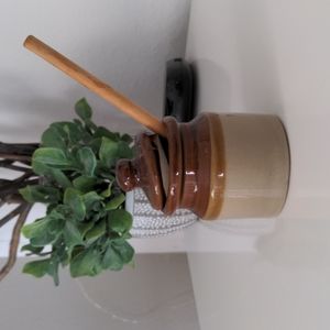 Honey Jar with Honey Comb